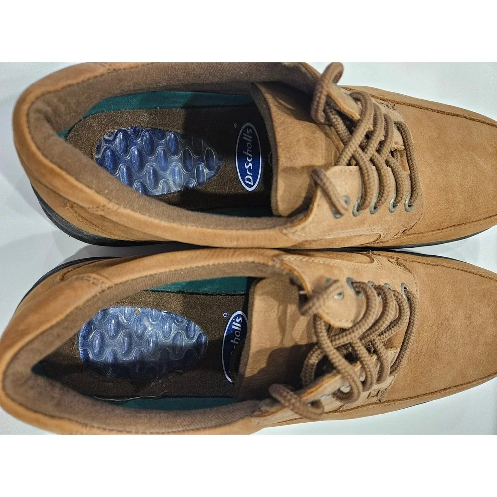 Dr. Scholls Brando II Mens Brown Leather Lace Up Comfort Oxford Shoes Size‎ 11